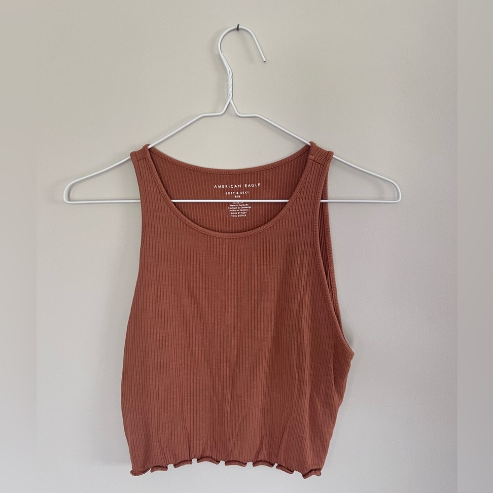 rust orange american eagle tank